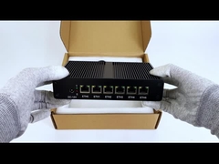 Intel Pentium 4405U 6LAN RJ45 Software Router DDR4 Met Dual Screen Display