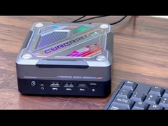 AMD Ryzen R7-7840HS Mini PC Dual LAN DDR5 64GB Gaming Mini PC Met Licht