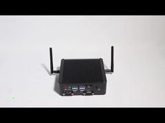 Ventilatorloze industriële pc Celeron J4125 N4000 RS485 Linux DDR4 8GB Mini Computer