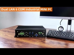 Intel Core I7 Industrial Fanless PC 1165G7 Mini PC met dubbele Ethernet Hexa COM