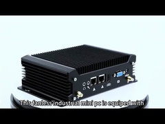 Intel Core Series Processor Industrial Fanless Computer Mini PC met Dual LAN Dual COM
