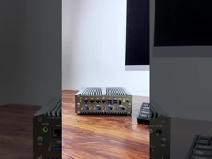 Intel Core I7-10510U Processor met vier LAN en zes COM's Industrial Mini PC