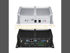 Industriële pc zonder ventilator 3G 4G Dual LAN Dual COM