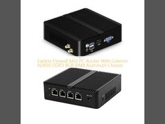 Mini-pc-router zonder ventilator Beveiligde netwerksnelheid