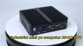 X30G Intel Celeron J6412 industriële pc met dubbel LAN, dubbele COM