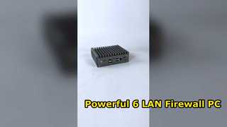 Intel N100 Processor Firewall Mini-pc met 6 LAN 1 HD-MI 1 DP