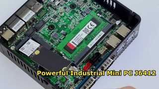 Intel Celeron J6412 Industrial Mini PC 4 Core 4 Thread Met Dual LAN Dual COM