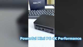Intel N250 Processor Mini-pc met 1 Gigabit Ethernet-poort 2HD-MI 1Type-C voor thuiskantoor en gaming