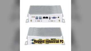 Industriële PC 6 COM Dual LAN Fanless J1900