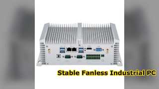 Industriële pc zonder ventilator Dual LAN Dual COM