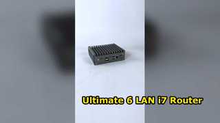 Zachte router Intel Celeron J6412-processor met 6 Lan 1 HD-MI 1 DP