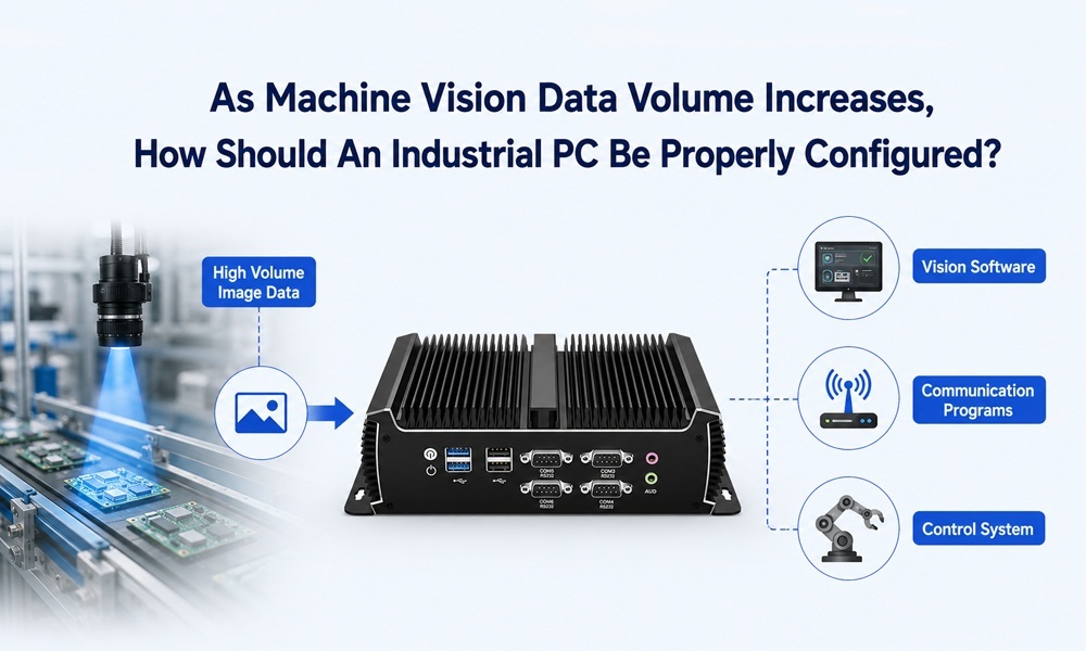 Laatste bedrijfsblogs Naarmate het volume van machine vision-gegevens toeneemt, hoe moet een industriële pc correct worden geconfigureerd?