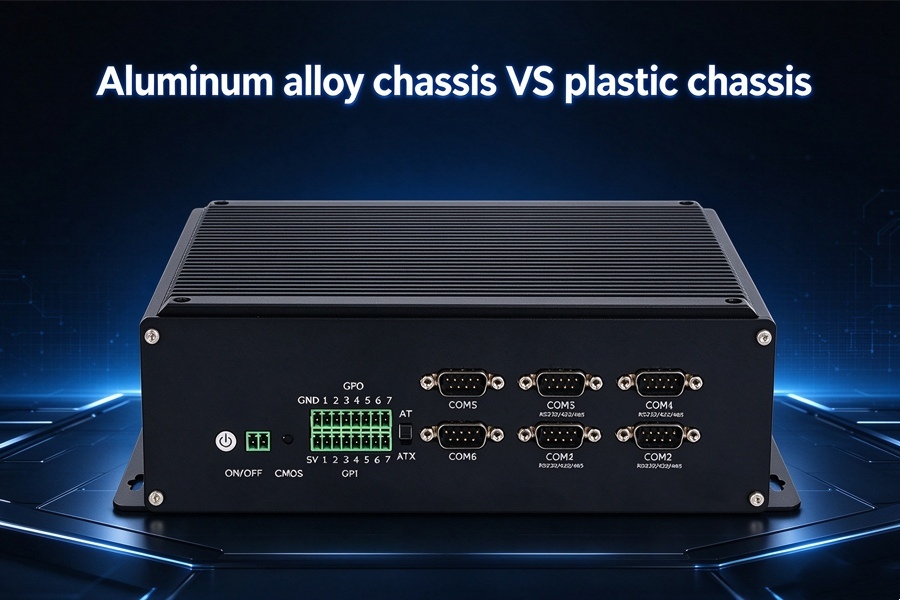 Laatste bedrijfsblogs Aluminum alloy chassis VS plastic chassis: Differences in heat dissipation and shielding for industrial PCs