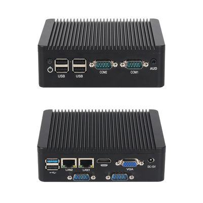 Dual LAN 4 COM Industrial Mini PC met Intel Celeron N2840 Processor en DDR3L