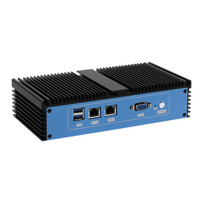 kopen Intel 3865U Celeron Mini PC Router met acht Ethernet DDR4 16GB RAM Fanless Cooling online vervaardiging
