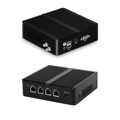 kopen Fanless Firewall Mini PC Router met Celeron N2830 DDR3 8GB RAM Aluminium Chassis online vervaardiging