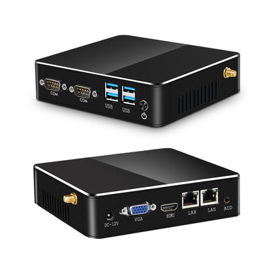 kopen Intel Celeron J1900 Dual LAN Industrial PC Dual COM DDR4 16GB RAM Fanless Computer online manufacture