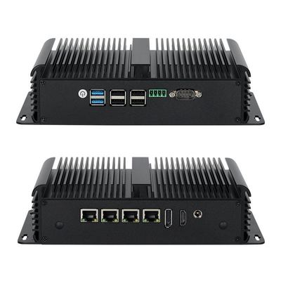 kopen Intel N100 Processor met Vier LAN, Dubbele COM en Zes USB Industriële Mini PC online vervaardiging