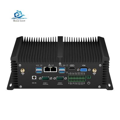 kopen Ventilatorloze industriële pc met een aluminiumhoes Multiple OS-ondersteuning en WIFI Intel Core i5 DDR4 RAM online vervaardiging