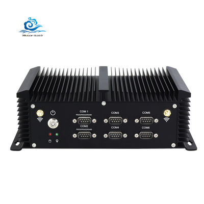 kopen Intel Core i5-4200U Industriële Mini PC met 6*RS232 RS422 RS485 8*USB en IP68-gecertificeerde Fanless Embedded Computer online vervaardiging