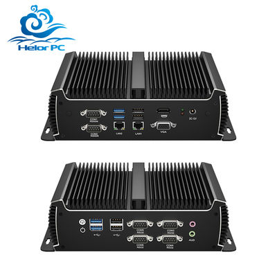 kopen Ventilatorloze aluminium industriële pc met Intel Core i5-4200U Compact Embedded Computer voor ruwe omgevingen online vervaardiging