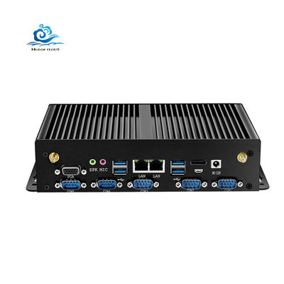 kopen HLY J1900 Industriële pc met 8 USB-poorten 3G/4G LTE en Compacte grootte 235x137x55mm Fanless Embedded Computer online vervaardiging