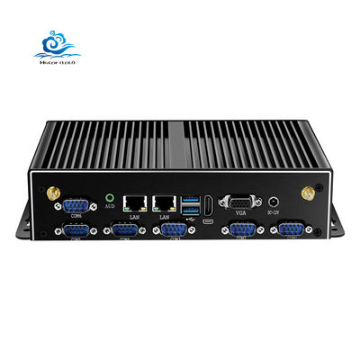 kopen Fanless industriële pc met Intel Core i5-7200U 2 Gigabit NIC RS485 RJ45 Mini PC online vervaardiging