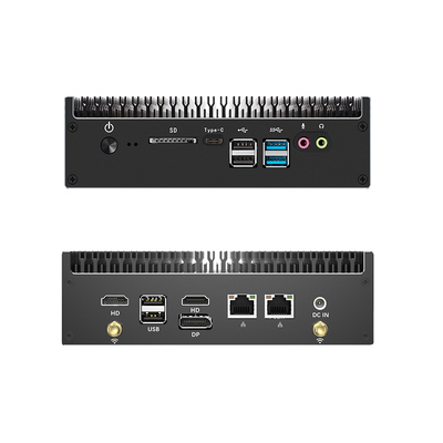 kopen Intel Core I7 1270P Processor Mini-pc met 2 LAN 2 HD-MI 1 DP 1 Type-C voor dagelijkse kantoorbeveiligingsmonitoring online vervaardiging