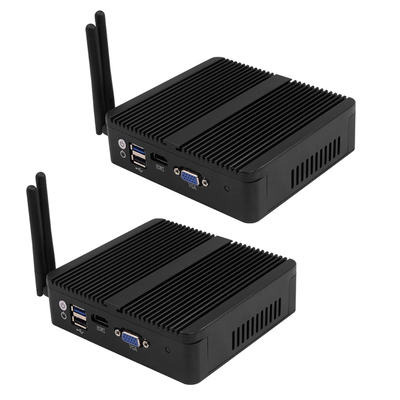 Kopen Intel J1900 Mini PC Firewall PFsense 4 Gigabit LAN Win10 Ondersteunt Dual Display online vervaardiging