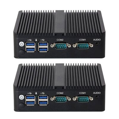 Kopen Intel Celeron J6412 Industrial Mini PC 4 Core 4 Thread Met Dual LAN Dual COM online vervaardiging