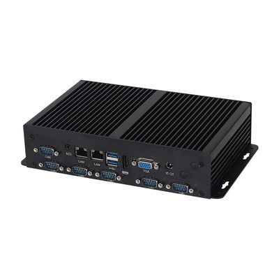 Dual LAN 6COM Fanless Intel Mini PC Core Series Celeron 3855U Processors Met MSATA SSD