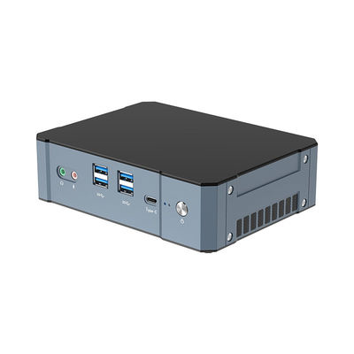 DDR5 Home Office Mini PC met ventilator Dual LAN 4 Screen Display 2 M.2 SSD Desktop