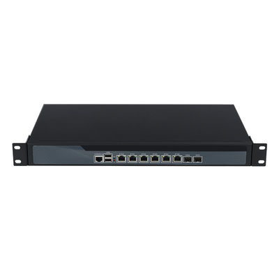 3865U 1U Server 6 LAN 2 Glasvezel Linux Firewall Router Server Met Fan