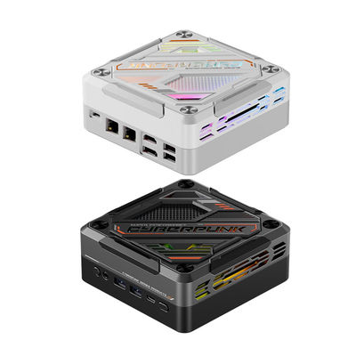 AMD Ryzen R7 7840HS Mini PC Dual LAN DDR5 64GB Gaming Mini PC Met Licht