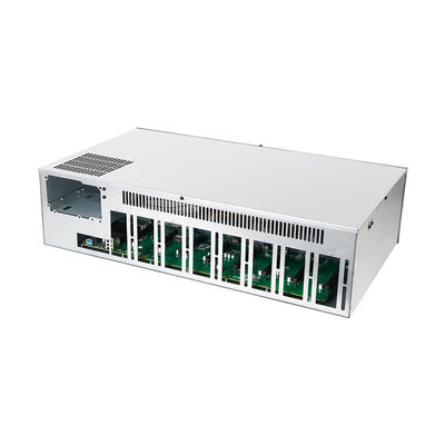 8 GPU Mining Rig Slot Mainframe met hoge stroomtoevoer en vier koelventilator