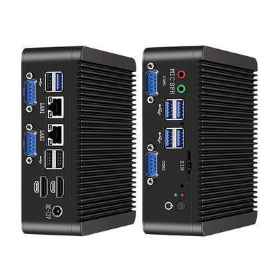 Intel Celeron J4125 Industrial PC met Dual LAN 4 COM DDR4 8GB en Linux