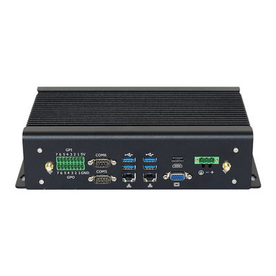 Intel Core I7 Industrial Fanless PC 1165G7 Mini PC met dubbele Ethernet Hexa COM