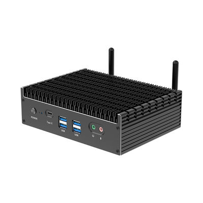 Dual Ethernet DDR4 Fanless Intel Mini PC 12e generatie