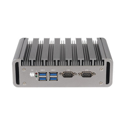 Intel Core I5-6200U Fanless Mini Industrial PC met Dual RS232 COM Dual LAN DDR4