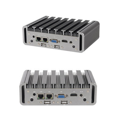 Intel Celeron J6412 en Core i5-6200U Mini PC Fanless Industrial Support OEM en ODM