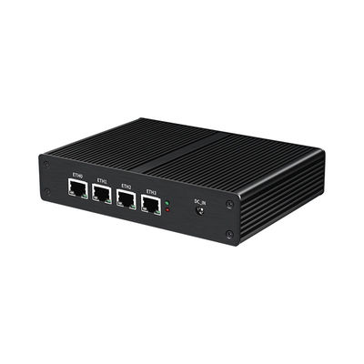 Vier 2.5GbE RJ45 LAN Firewall DDR5 Mini PC ondersteunt HD Dual Screen Display