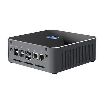 Intel Core Iris Xe Graphics DDR5 64G Mini PC Met Dual LAN En Fan Ubuntu Desktop