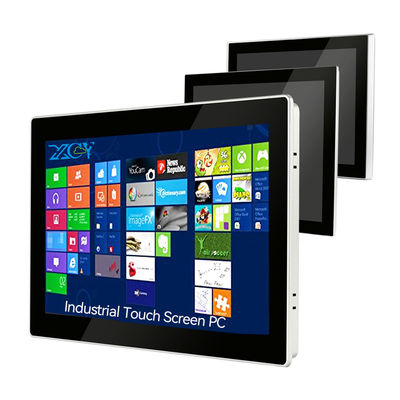 Ventilatorloze Industrial Touch Panel PC Intel Celeron J4125 DDR4 Met Dual LAN GPIO