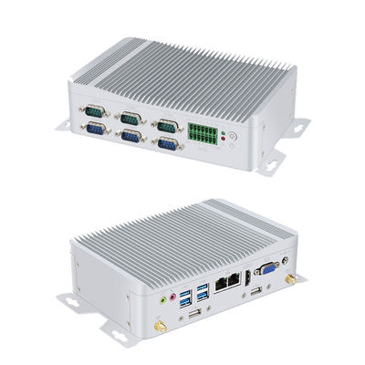 Intel Core i3 Industrial Fanless PC Mini PC met GPIO en DDR4 16G 6COM