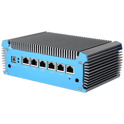 Intel Celeron 3865U Soft Router Mini PC Met 6 RJ45 i211AT Gigabit LAN En DDR4 RAM