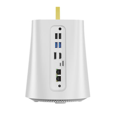 Vier RJ45 2.5G LAN Software Router DDR4 32G NAS Intel En AMD Firewall Mini PC