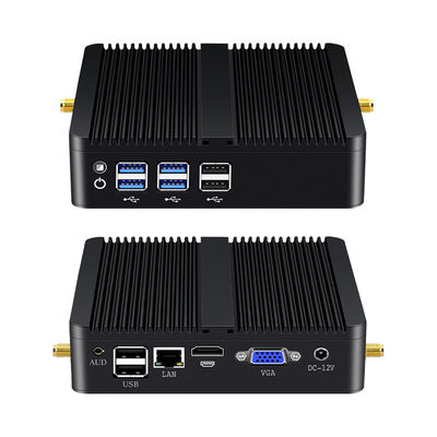 Intel Core Series Fanless Home Office Mini PC met DDR3L tot 8G en 8USB-poorten