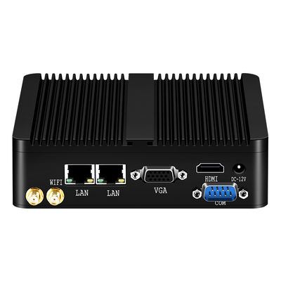Dual LAN Dual COM Fanless Industrial PC met Intel Celeron N-serie processors