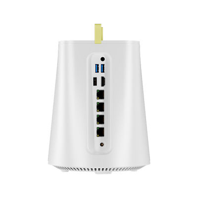 AMD Athlon 300U 3050E 4 LAN NAS Firewall Mini PC Met DDR4 64G En Fan Voor Router