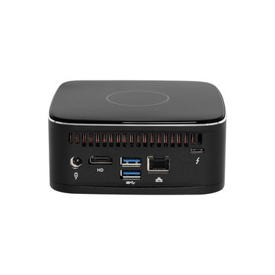 Single LAN 2.5G Intel Mini PC Dual DDR4 64G Linux Hard Disk WiFi En koelventilator